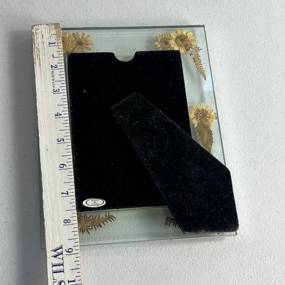 Vintage Pressed Dried Flowers Glass Picture Frame Botanical Floral Art Decor - Picture 7 of 9
